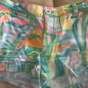 Lilly Pulitzer mini Callahan shorts size 10